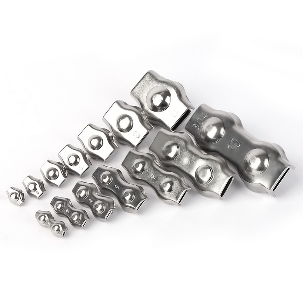 String Tension Clip - Abraçadeira de Cabo de Aço Inox