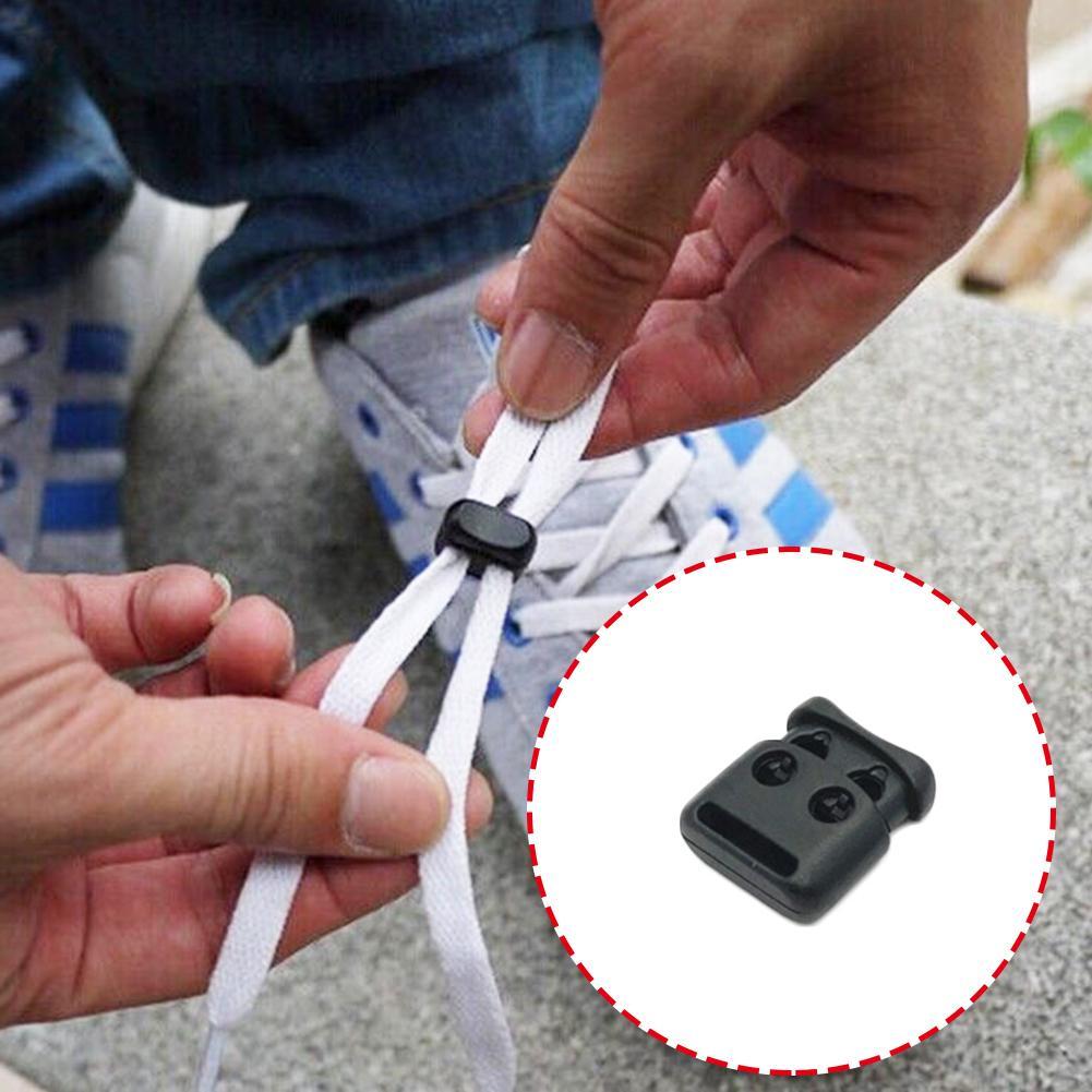 String Tension Clip - Elastic Shoe Lace Clip, Cadarço Buckle