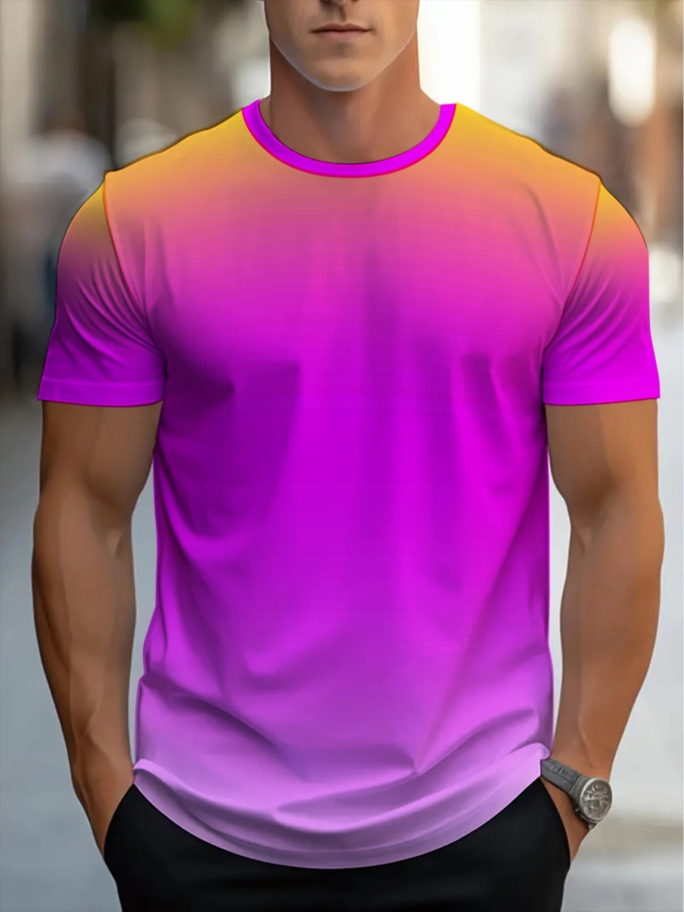 T Shirt Dry Fit - Camiseta Esportiva de Gola Redonda com