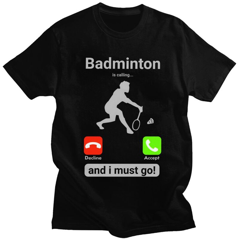 Badminton Is Calling - Badminton está chamando camisetas para homens