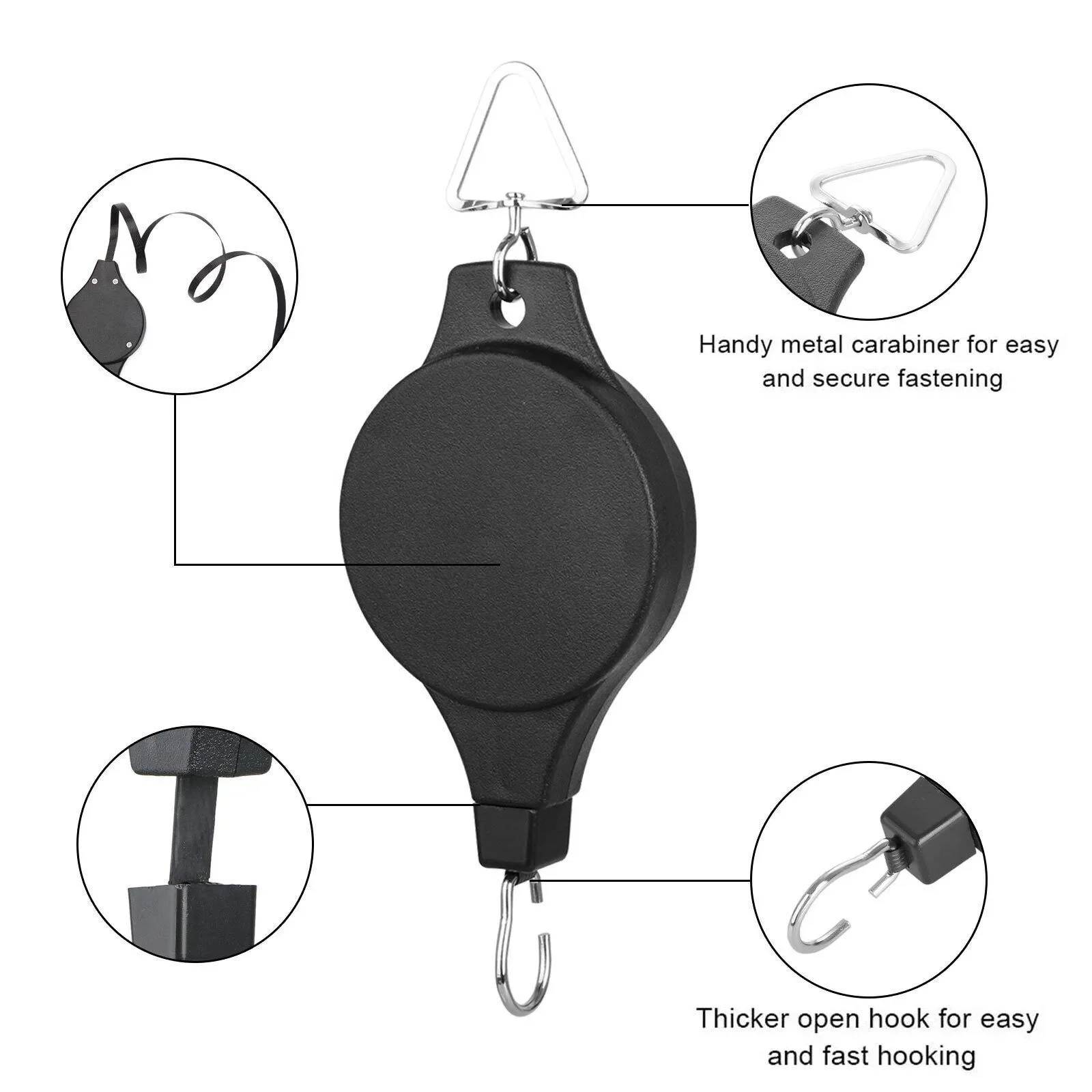 Ganchos Retráteis para Cestas  - String Tension Clip avaliação e preço