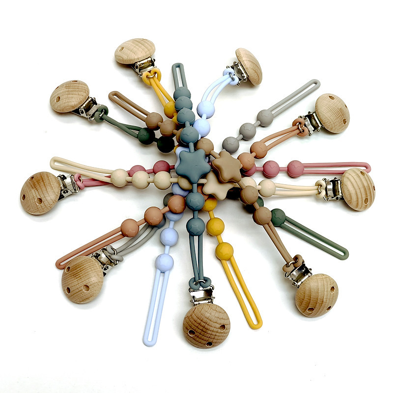 Silicone Anti-Drop Teething Ca - String Tension Clip avaliação e preço