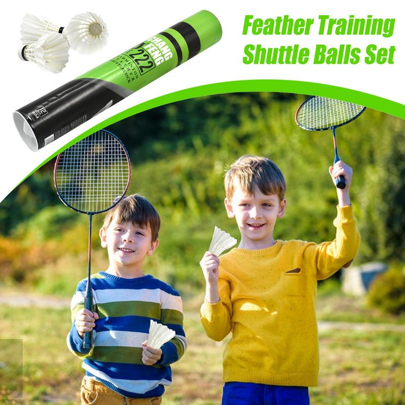 12PC Volantes de Badminton Dur - Badminton Event avaliação e preço