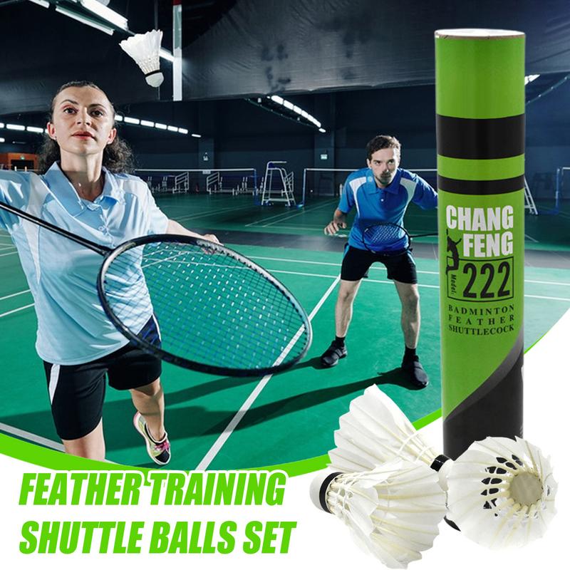 12PC Volantes de Badminton Dur - Badminton Event avaliação e preço