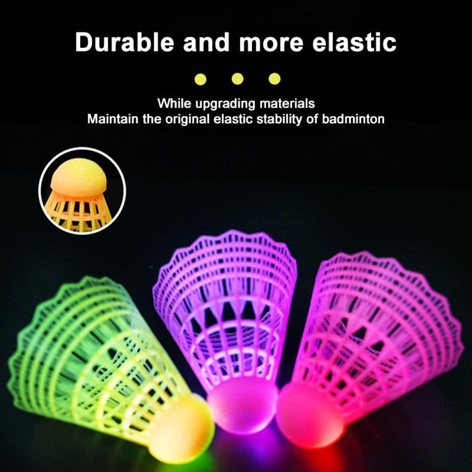 3pcs Bolas de Badminton LED Co - Badminton Event avaliação e preço