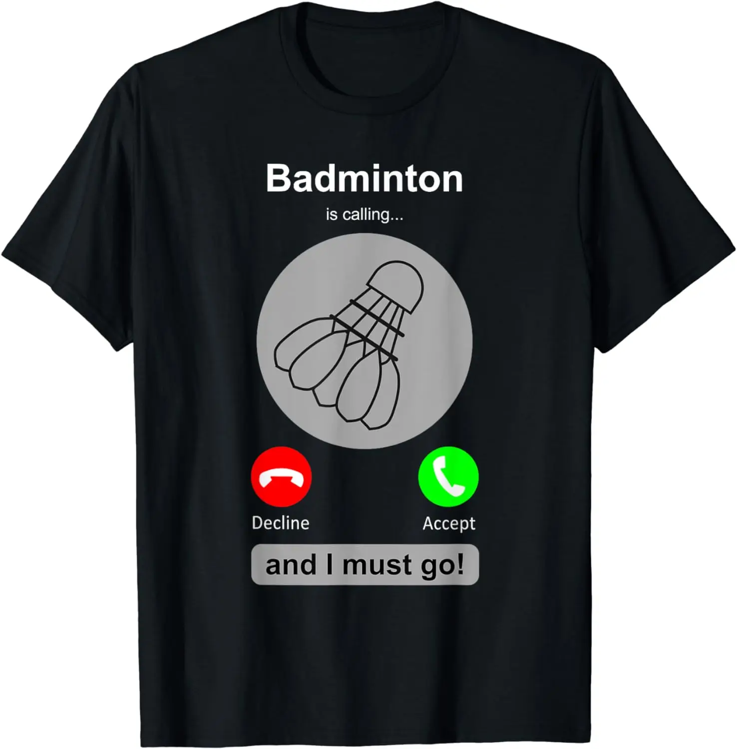 Engraçado camisa de badminton  - Badminton Is Calling avaliação e preço